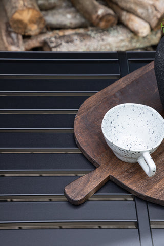 Venture Home Borneo Cafetable Aluminium - Svart / Kvadrat 70*70*