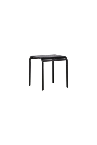 Venture Home Borneo Cafetable Aluminium - Svart / Kvadrat 70*70*