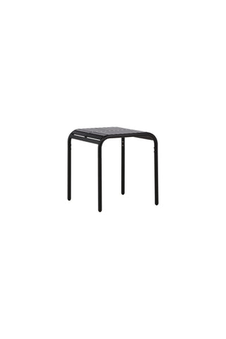 Venture Home Borneo Cafetable Aluminium - Svart / Kvadrat 70*70*