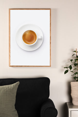 Venture Home Affisch - Skumlat kaffe - 21x30
