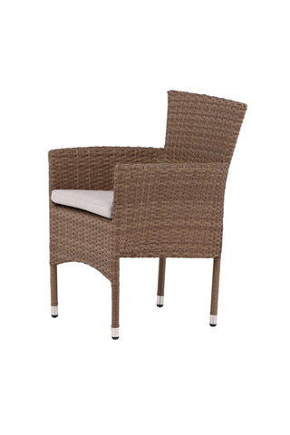 Venture Home Malina Matstol 2-pack Alumnium - Natur / Wicker