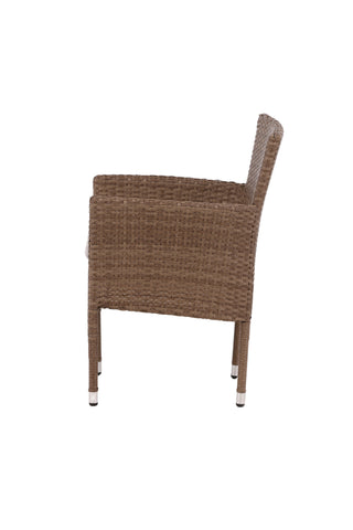 Venture Home Malina Matstol 2-pack Alumnium - Natur / Wicker