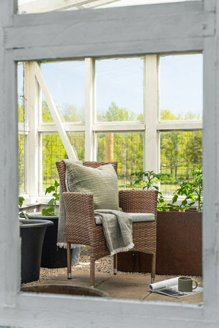 Venture Home Malina Matstol 2-pack Alumnium - Natur / Wicker