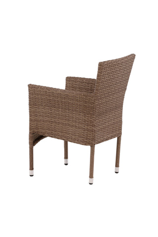 Venture Home Malina Matstol 2-pack Alumnium - Natur / Wicker