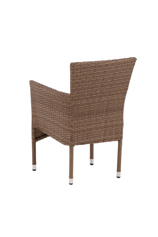 Venture Home Malina Matstol 2-pack Alumnium - Natur / Wicker