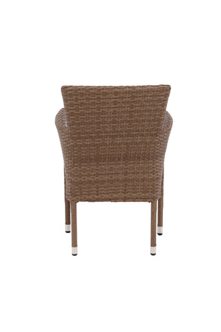 Venture Home Malina Matstol 2-pack Alumnium - Natur / Wicker