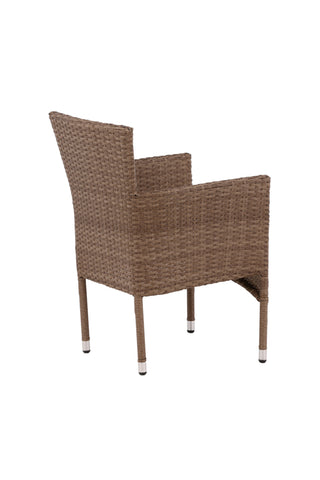Venture Home Malina Matstol 2-pack Alumnium - Natur / Wicker