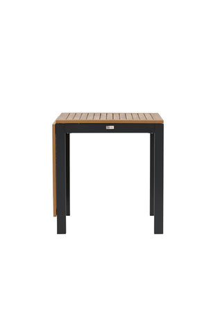 Venture Home Diego Cafetable Aluminium - Svart / Brun Aintwood - Rektangulär 70*70/130*
