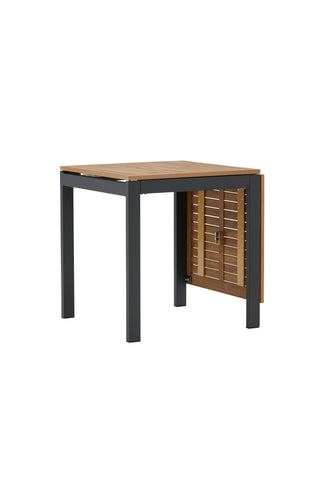 Venture Home Diego Cafetable Aluminium - Svart / Brun Aintwood - Rektangulär 70*70/130*