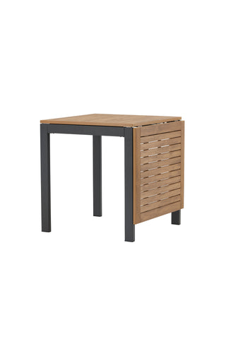 Venture Home Diego Cafetable Aluminium - Svart / Brun Aintwood - Rektangulär 70*70/130*