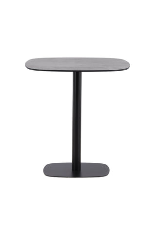 Venture Home Milano Cafetable Steel - Mattsvart / Rund ø70**
