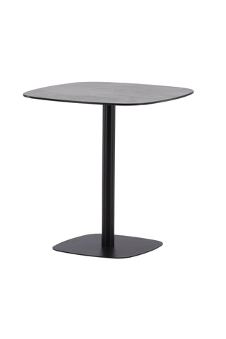 Venture Home Milano Cafetable Steel - Mattsvart / Rund ø70**