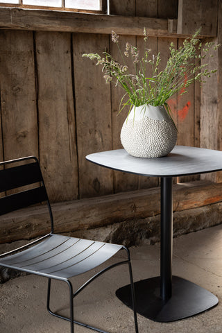 Venture Home Milano Cafetable Steel - Mattsvart / Rund ø70**