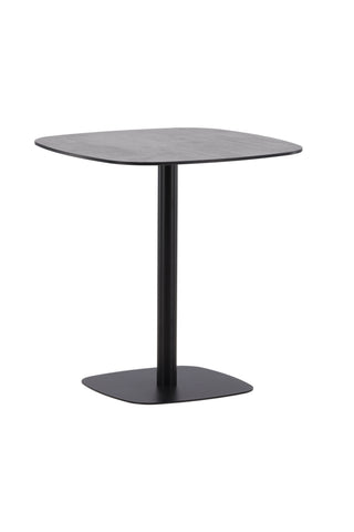 Venture Home Milano Cafetable Steel - Mattsvart / Rund ø70**