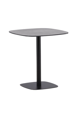 Venture Home Milano Cafetable Steel - Mattsvart / Rund ø70**