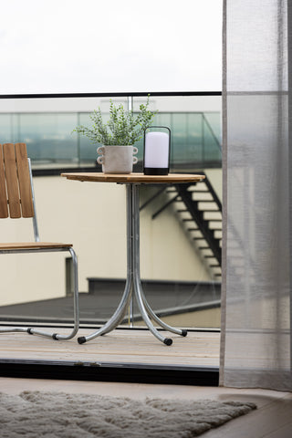 Venture Home Holmsund Cafetable Zink - Teak / Rund ø65