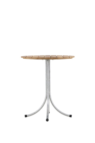 Venture Home Holmsund Cafetable Zink - Teak / Rund ø65