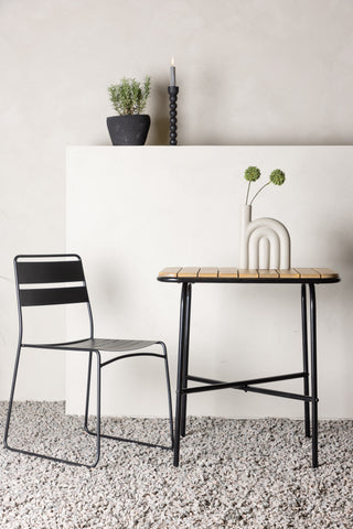 Venture Home Holmbeck Cafetable Steel - Svart / Rektangulär 55*70*74