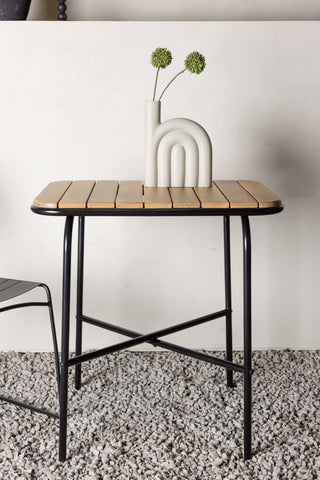 Venture Home Holmbeck Cafetable Steel - Svart / Rektangulär 55*70*74