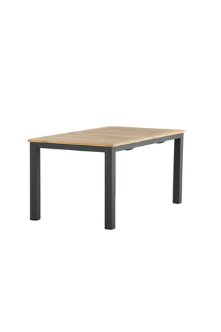Panamabord 152/210 - Svart/Teak