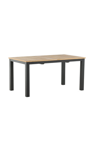 Panamabord 152/210 - Svart/Teak