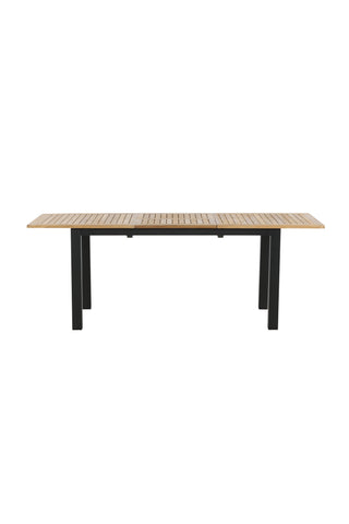 Panamabord 152/210 - Svart/Teak