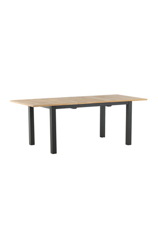 Panamabord 152/210 - Svart/Teak