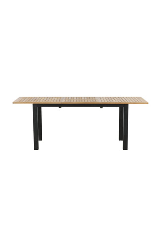 Panamabord 152/210 - Svart/Teak