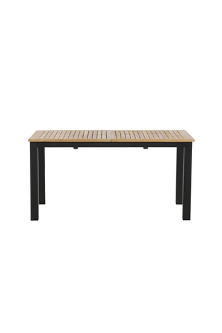 Panamabord 152/210 - Svart/Teak