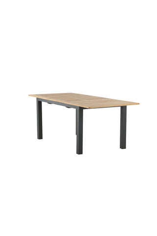 Panamabord 152/210 - Svart/Teak