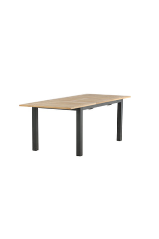 Panamabord 152/210 - Svart/Teak