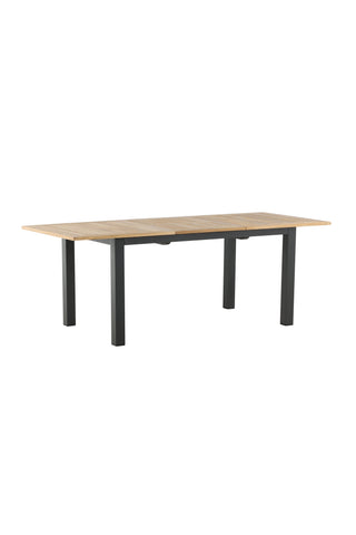 Panamabord 152/210 - Svart/Teak