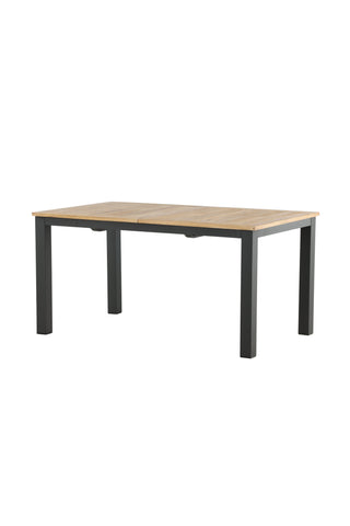 Panamabord 152/210 - Svart/Teak