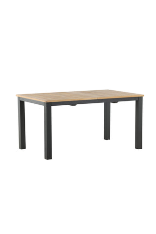 Panamabord 152/210 - Svart/Teak