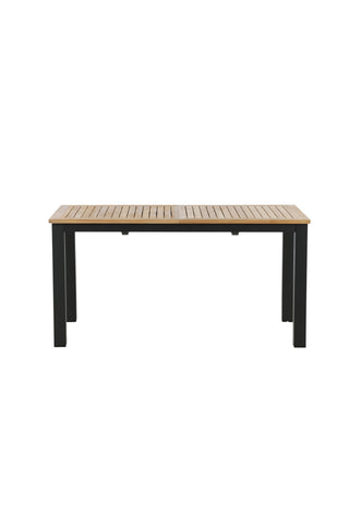 Panamabord 152/210 - Svart/Teak
