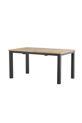 Panamabord 152/210 - Svart/Teak