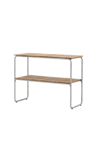 Venture Home Holmsund Sidobord Zink - Silver / Rektangulär 40*100*