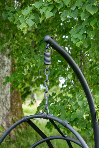Venture Home Panay Hängstol Stål - Svart / Svart