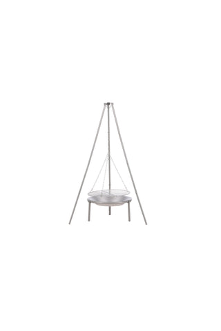 Venture Home Ukunda Firepit/Grill Steel - Silver