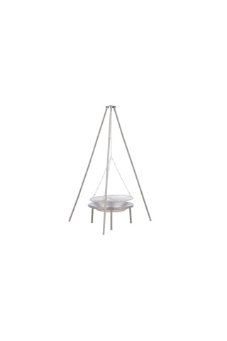 Venture Home Ukunda Firepit/Grill Steel - Silver