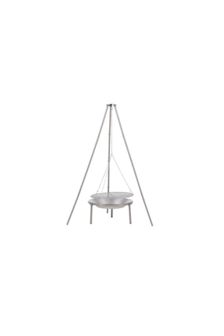 Venture Home Ukunda Firepit/Grill Steel - Silver