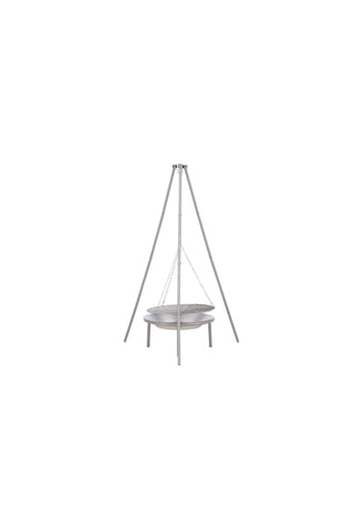 Venture Home Ukunda Firepit/Grill Steel - Silver