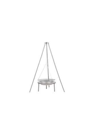 Venture Home Ukunda Firepit/Grill Steel - Silver