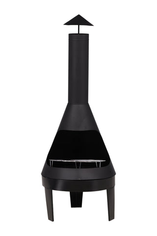 Venture Home Ukunda Firepit/Grill Steel - Silver