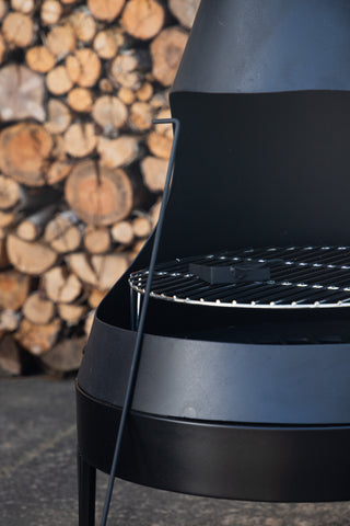 Venture Home Marongo Firepit/Grill Steel - Svart