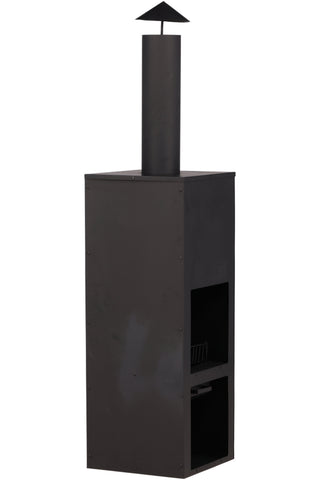Venture Home Makarima Firepit Steel - Svart