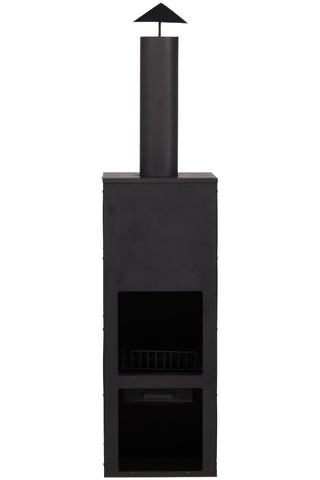 Venture Home Makarima Firepit Steel - Svart