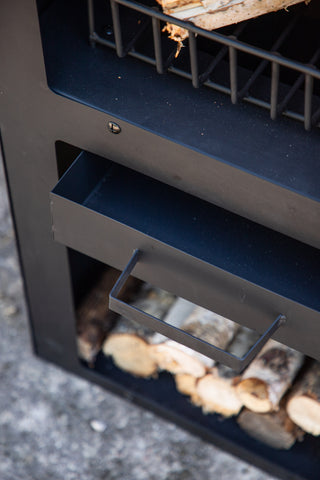 Venture Home Makarima Firepit Steel - Svart