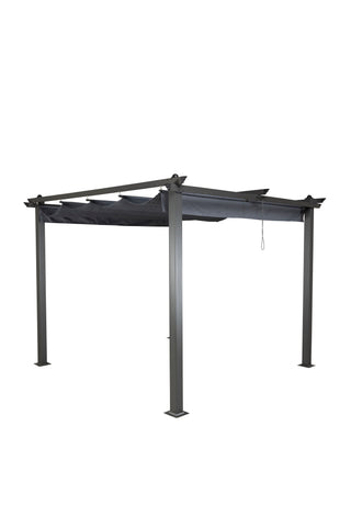 Venture Home Lazio Pergola Steel - Mörkgrå / 300*300*