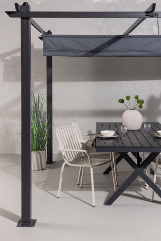 Venture Home Lazio Pergola Steel - Mörkgrå / 300*300*